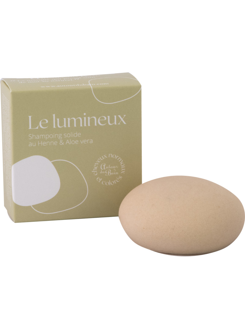 shampoing solide au Henné Neutre et Aloé Vera pour cheveux normaux