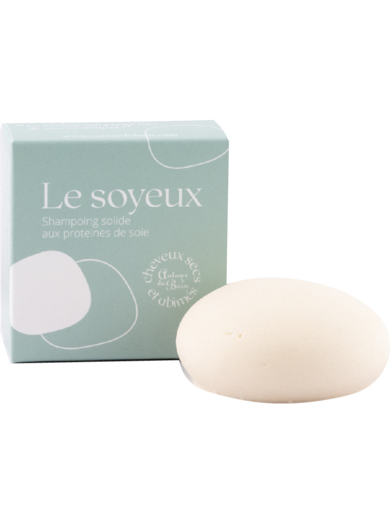 Shampoing solide aux Protéines de Soie pour cheveux secs ou abimés